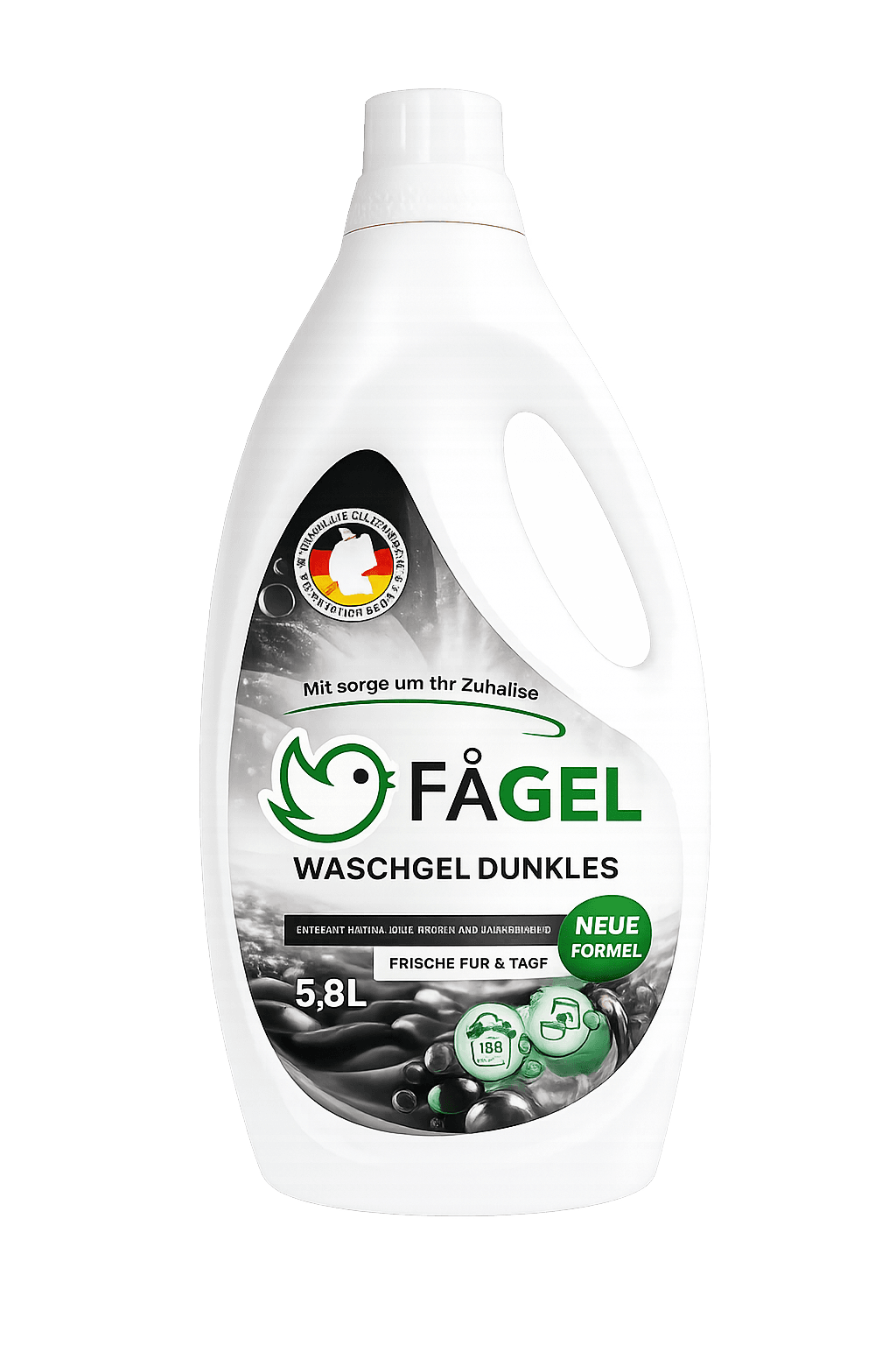 Washing gel FAGEL white 5.7L (For black)