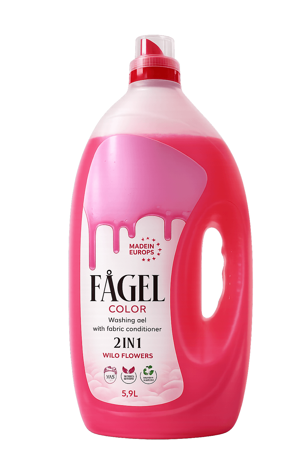Washing gel FAGEL pink 5.9L 2x1 (Color)
